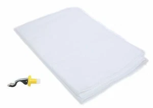 Passiertücher 6 Stk. mit Flaschenverschluss Seiher Flüssigkeitssieb Vliestuch - Picture 1 of 1