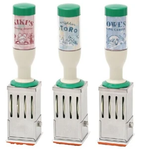 Studio Ghibli Datum Stempel Howl's Castle Totoro Kiki's Delivery 3 Set - Bild 1 von 6