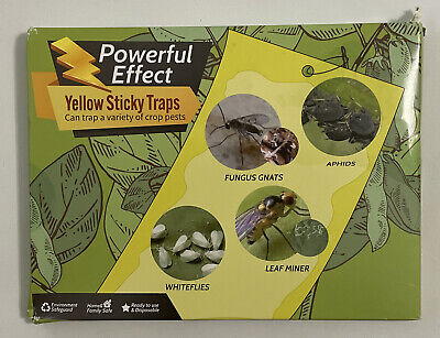 Powerful Effect, Yellow Sticky Traps, 30 Pack 6  X 8  • 9.66£