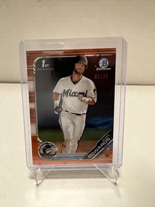 2019 Bowman Draft Evan Edwards Orange Chrome /25