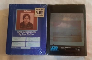 2 SEALED NEW 8 track tape LOT Eric Andersen Be True To You, Arif Mardin Journey - Imagen 1 de 3