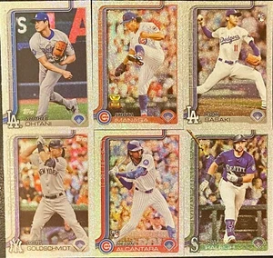2025 Topps Series 2 - SANDGLITTER PARALLELS - You Pick Complete Your Set - Picture 1 of 1