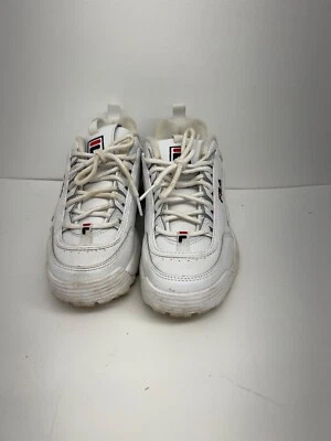 Zapatillas deportivas Fila para mujer blancas talla 6,5 Disruptor II de moda premium 5FM00002-125 Foto 1 de 4