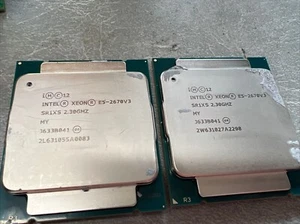 E5-2670 V3 INTEL SR1XS 2.30GHZ *MATCHING PAIR* - Picture 1 of 1