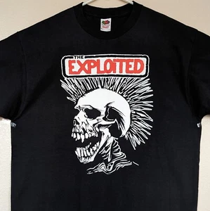 Camiseta De Colección The Exploited XL Cabeza de Push Gráfico Calavera Años 90 Punk Hecha en EE. UU. NUEVA SIN ETIQUETAS - Imagen 1 de 5