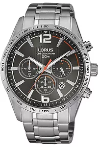 LORUS RT301FX-9,Men's Chronograph,QUARTZ,STAINLESS CASE,Brand New,50m WR - Picture 1 of 2