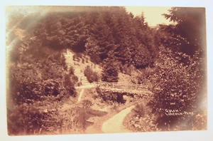 Vintage RPPC Real Photo Postcard Gulch Lincoln Park Chicago IL Early 1900s - Picture 1 of 3
