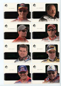 2000 SP Authentic Power Surge Complete 8 Card Set Dale Earnhardt Jr Jeff Gordon - Picture 1 of 2