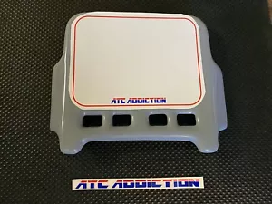 ATC Addiction Front Number # Plate - REB Bluish Gray Honda 250R 350X 200X T3 - Picture 1 of 9