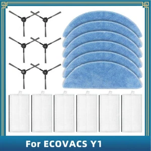 Brushes + Filters + Wipes for Ecovacs YEEDI Y1 Robot Vacuum Cleaner Accessories - Picture 1 of 12