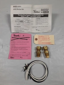PYROTENAX PYROPAK MINERALISOLIERTE KABELVERSCHRAUBUNGEN 402/2-12 EXPLOSIONSGEFÄHRDETE STANDORTE - Bild 1 von 5