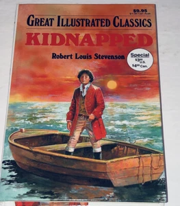 Great Illustrated Classics: Kidnapped Robert Lewis Stevenson Hardcover Book 9K - Picture 1 of 4