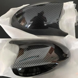 For BMW E90 E91 E92 E93 PRE-LCI Carbon Style M3 Style Side Wing Mirror Cover Cap - Picture 1 of 16