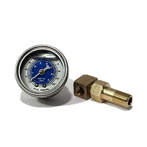 FUEL PRESSURE LIQUID FILL GAUGE KIT BLUE FOR 89-94 ECLIPSE JDM - Picture 1 of 9
