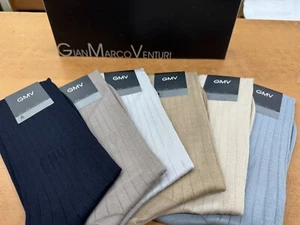 Gian Marco Venturi Set 6 Paar lange Socken aus Baumwolle Garn aus Schottland - Bild 1 von 1