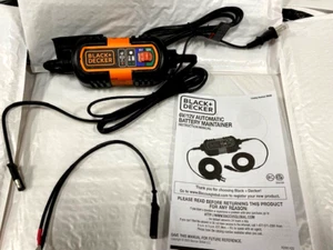 BLACK+DECKER BM3B Fully Automatic 6V/12V Battery Charger/Maintainer with Cabl... - Bild 1 von 1