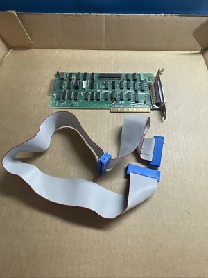 Vintage IBM Floppy Disk Controller PC Card / Board 6181682XM w cable tested isa - Image 1 of 4