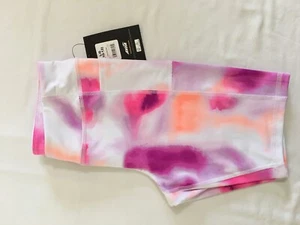 NWT Avia Active Biker Shorts Neon Pink Multi Watercolor Girls M,XXL - Picture 1 of 1