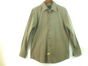 Banana Republic Stretch Classic Shirt Men's Size M Brown Button Up Long Sleeve - Picture 1 of 10
