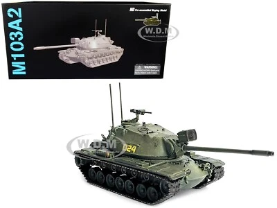 US M103A2 HEAVY TANK D24 OLIVE DRAB 1/72 SCALE MODEL BY DRAGON MODELS 63163 - Image 1 of 4