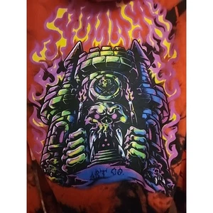 Sullen Men’s Graphic Hoodie Fortress Sz Small Oversized A10 NWT Excellent - Picture 1 of 8