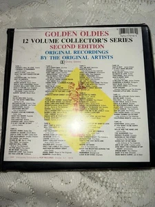 GOLDEN OLDIES ,SECOND EDITION 12 VOLUME COLLECTOR'S SET 12 CASSETTES, All Hits - Picture 1 of 6