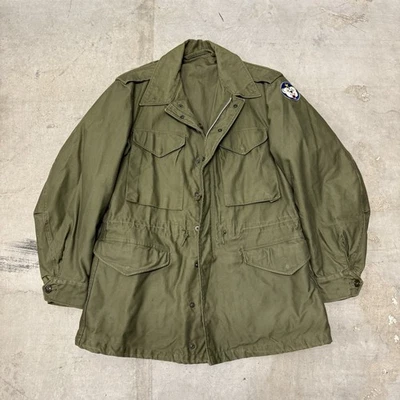 US Military M65 Field Coat 1st Pattern OG107 w/ Patch Size Regular Small - Image 1 of 4
