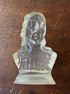 Rare Large + Heavy Lusterock Mid Century Modern Lucite Jesus Bust Acrylic MCM - Picture 1 of 8