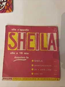 45T 7" SHEILA "Elle a 16 ans, écoutez là" PHILIPS 432.831 BIEM - Picture 1 of 2