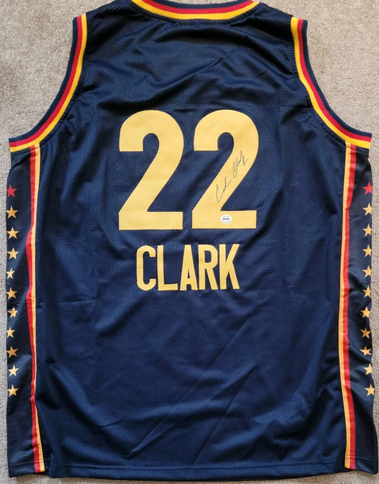 Caitlin Clark Signed Autographed Indiana Fever Custom Jersey Authenticated - Image 1 of 4