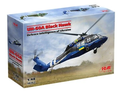 Modellino elicottero 1/48 UH-60A Black Hawk, Defence intelligence of Ukraine - Immagine 1 di 4