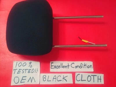 ✅OEM 2011-2020 Dodge Grand Caravan ASIENTO DELANTERO TELA ACTIVA REPOSACABEZAS TELA NEGRA Foto 1 de 4