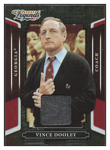 2008 Donruss Americana Sports Legends Mirror Red Vince Dooley #82 Relic #278/500
