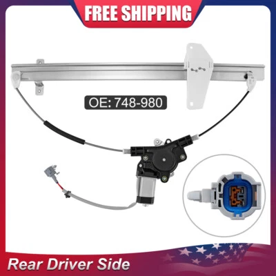Power Window Regulator W/ Motor For 2004-2015 Nissan Pathfinder Armada Rear Left - Image 1 of 4