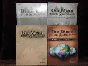 Abeka Old World History & Geography Keys - Test, Quiz, Answer Key, Map Skill key - Picture 1 of 9