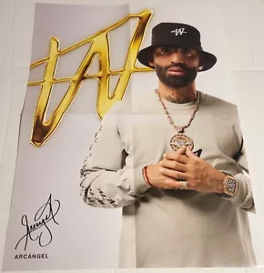 ARCANGEL (AUSTIN SANTOS) JAKE PAUL'S "W" PROMO POSTER 18 x 24 LATIN RAPPER 🔥 - Picture 1 of 2