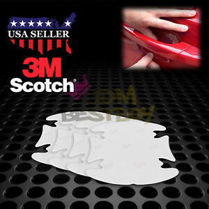 4x 3M Scotchguard Clear Paint Scratch Protector Door Handle Cup Film Sticker Bra