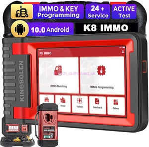 KINGBOLEN K8 IMMO Bi-directional Car Diagnostic Tool Scanner Key Programming UK - Picture 1 of 18