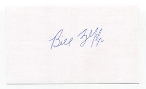 Bill Zepp Signed 3x5 Index Card Autographed Baseball MLB Minnesota Twins - Picture 1 of 2