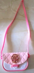 JAKKS Pacific Disney Princess Mini Vegan Shoulder Bag, White/Pink, w/Flap, NWOT - Picture 1 of 14