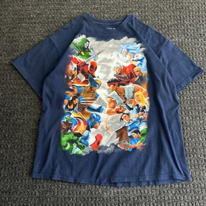 Vintage Marvel vs Capcom 3 UMvC3 T Shirt Blue XL Street Fighter X-Men Dr. Doom - Picture 1 of 7