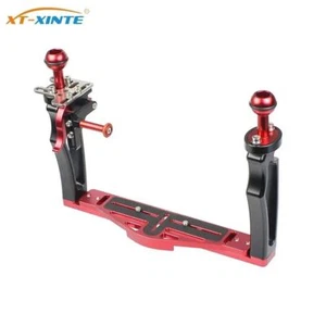 Adjustable Dual Handle Tray Stabilizer Rig Diving Upgrade for GoPro Canon Sony - Picture 1 of 17