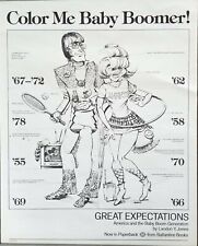 Great Expectations America and Baby Boom Generation Poster 22x17 Vintage c1980s