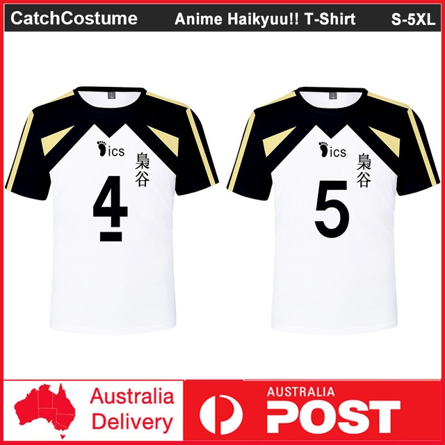 Camiseta Anime Cosplay Haikyuu Anime Vôlei Karasuno Uniforme