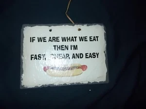 SLATE FAST CHEAP AND EASY PLAQUE 8" BY 6" - Picture 1 of 4