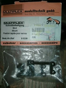 Multiplex 85228 Schnellbefestigung für Micro /Nano-Servo Neu/OVP 1Pack - Bild 1 von 1