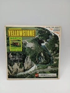 1960s VIEW-MASTER #A-309 "YELLOWSTONE NORTH" 3-REEL PACKET WITH BOOKLET - Picture 1 of 5