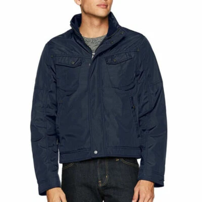 William Rast Hombre Micro Tech Bomber Chaqueta Talla Grande  Foto 1 de 4