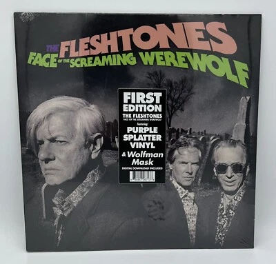 THE FLESHTONES FACE OF THE SCREAMING WEREWOLF LP RSD 2020 PURPLE SPLATTER VINYL - Image 1 of 4