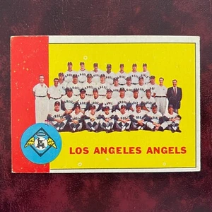 1963 Topps Set LOS ANGELES ANGELS TEAM PHOTO CARD #39 - EX-MINT *HIGH GRADE* - Picture 1 of 2